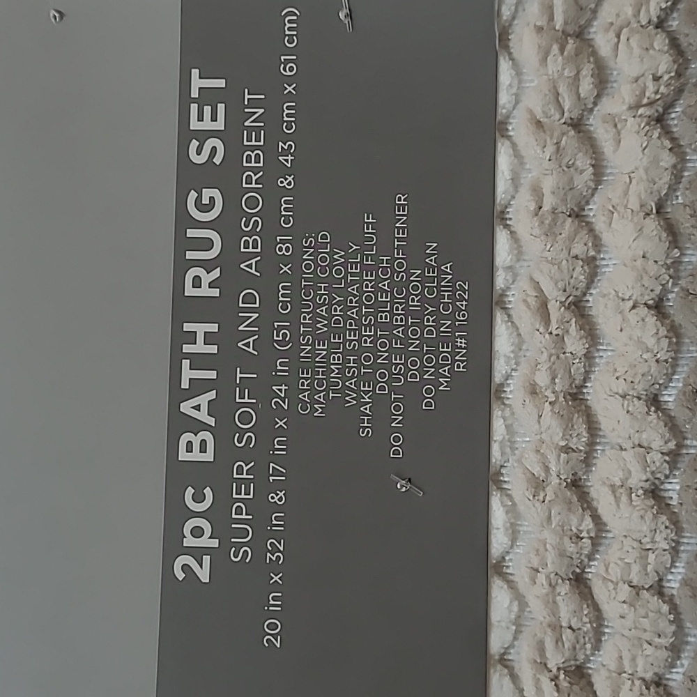 Style Sanctuary 2pc Bath Rug Set - Picture 8 of 10